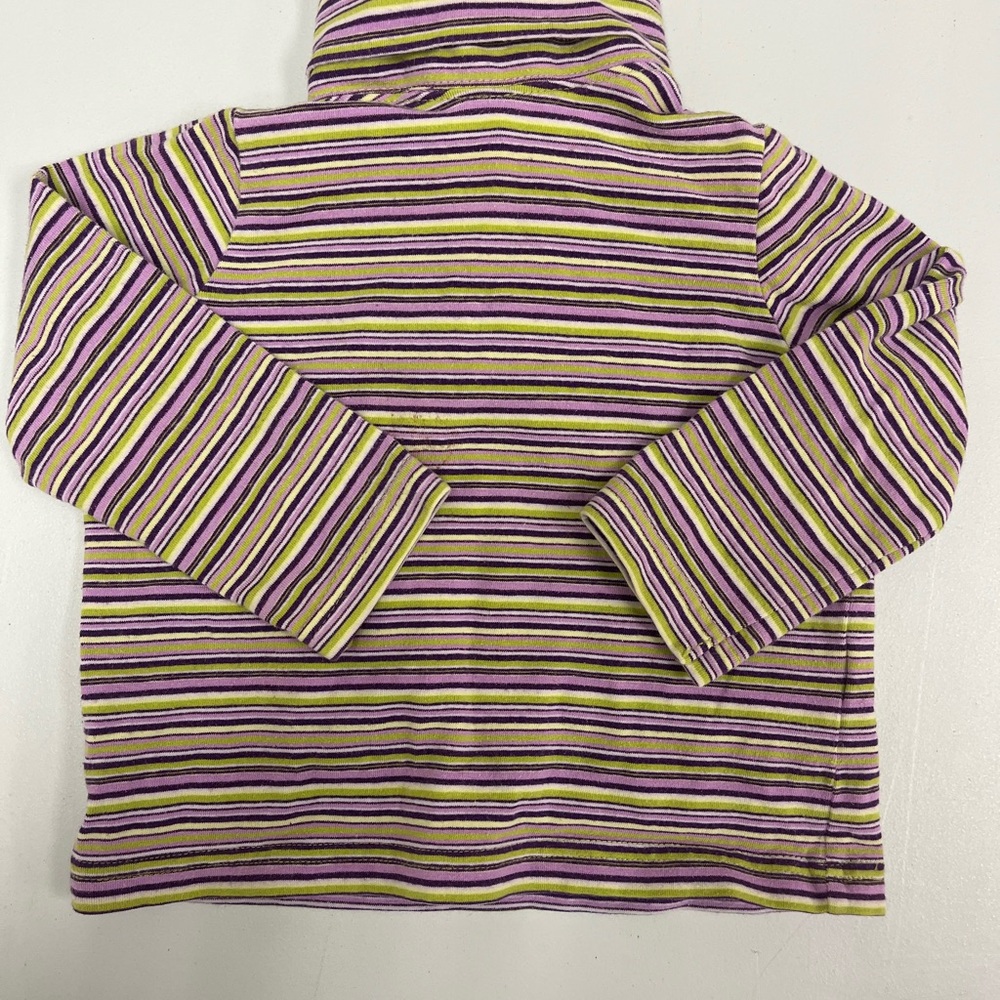 BOG2 Striped Purple and Yellow Long Sleeve Top